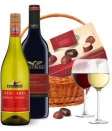 Deluxe Wine Duo Basket